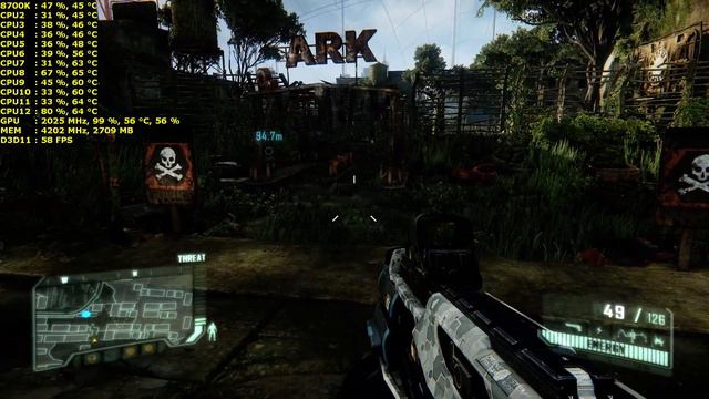 Crysis 3 Gtx 1070 TI Fps Performance MSAA8X & MSAA4X 1080P смотреть онлайн