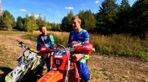 Эндуро. Покатушки. Трюки от начинающего эндуро гонщика