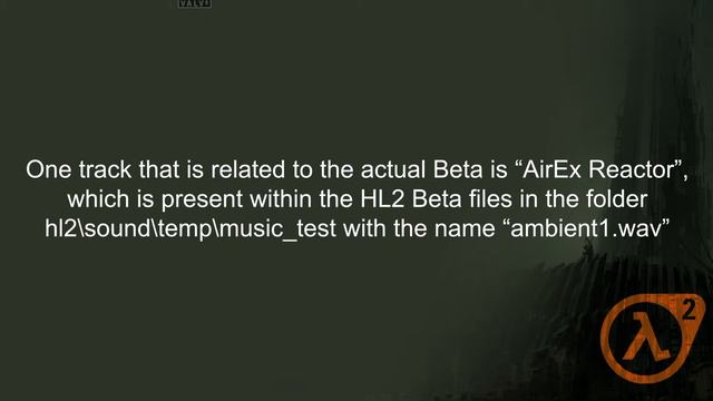 Half Life 2 Beta The Fake Soundtrack смотреть онлайн