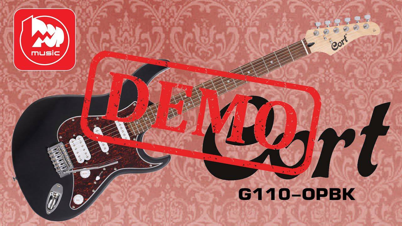 Электрогитара CORT G110 - демонстрация звучания смотреть онлайн