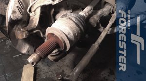 Замена наружного ШРУСа Subaru Forester SH