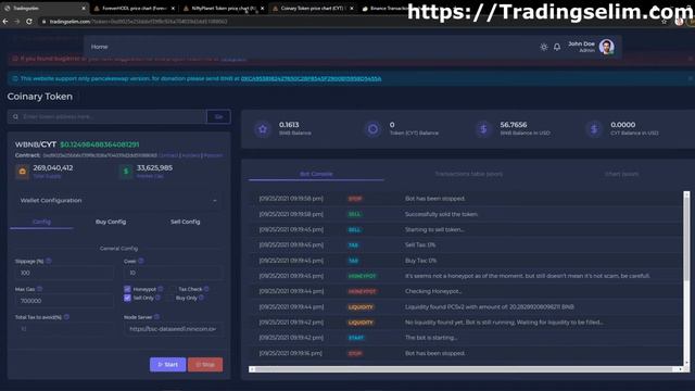 Trading Bot (Web Version) for sniping. смотреть онлайн