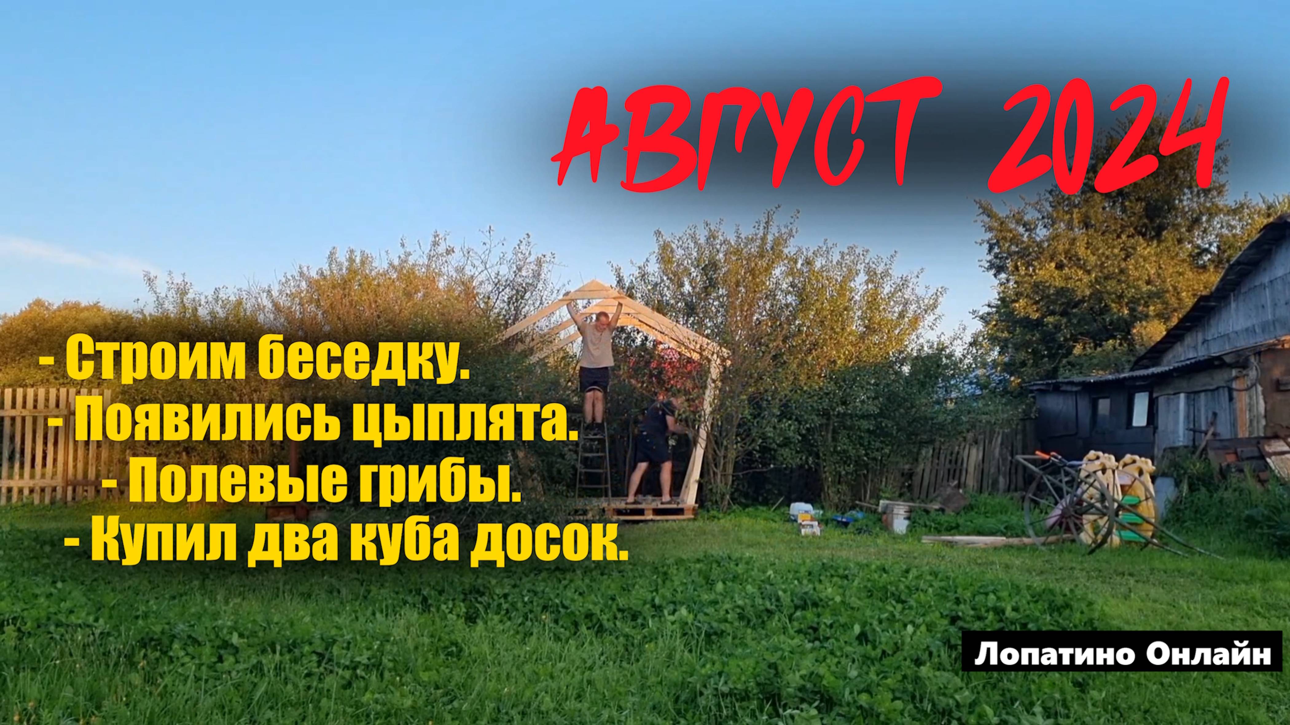 Отдых по деревенски. Продуктивно, но не достаточно! / Влог август 2024.