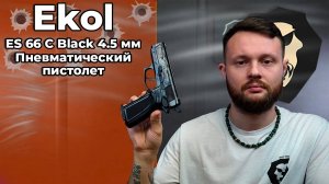 Пневматический пистолет Ekol ES 66 C Black 4.5 мм Видео Обзор
