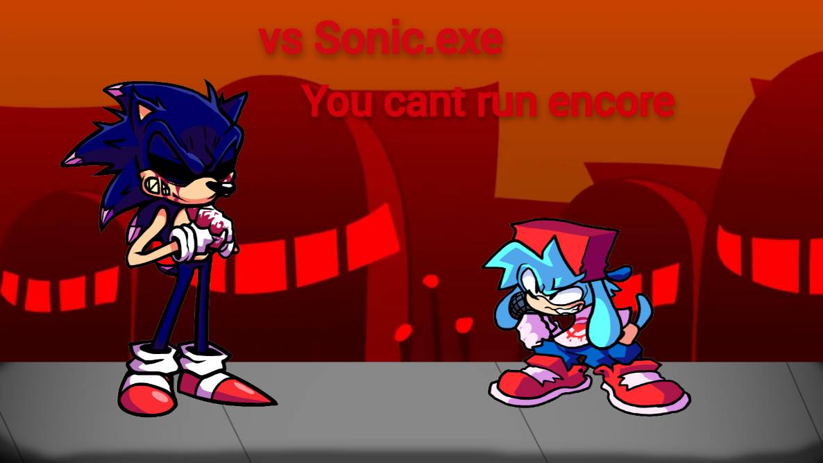 Friday night funkin vs Sonic.exe: You cant run encore смотреть онлайн