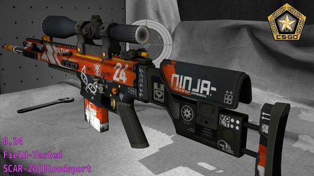 SCAR 20 Bloodsport Wear/Float смотреть онлайн