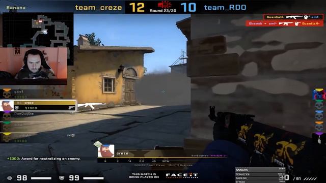 GUARDIAN PLAYS FACEIT!! - Stream Highlights - CSGO смотреть онлайн