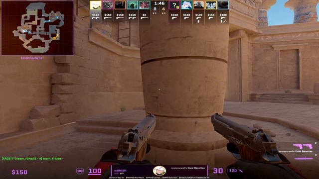 CS2 POV m0nesy (40-9) vs FACEIT (anubis) - FACEIT DEMO смотреть онлайн
