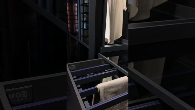 Стеклянный шкаф от MGS MEBEL смотреть онлайн