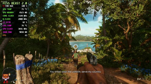 Far Cry 6 - RX 590 + i7 4770 | Ultra Setting + FSR Tested смотреть онлайн