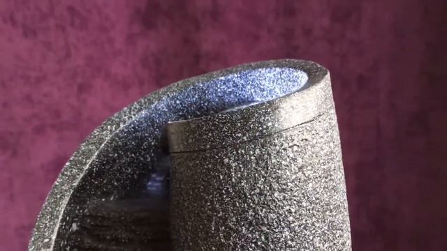 Настольный мини-фонтан с подсветкой ДИОНА, холодная белая LED, 17.5x20.5x25 см 894227-диона