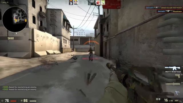 CSGO Dust II 4K M4A4-S Clutch смотреть онлайн