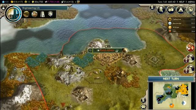 Let's Play Civilization V: Gods & Kings; Holy Halie (Deity) P2 смотреть онлайн