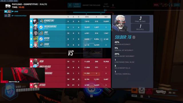 POTG! 22K DMG! SUREFOUR INSANE SOLDIER 76 TOP 500 GAMEPLAY OVERWATCH 2 SEASON 9 смотреть онлайн