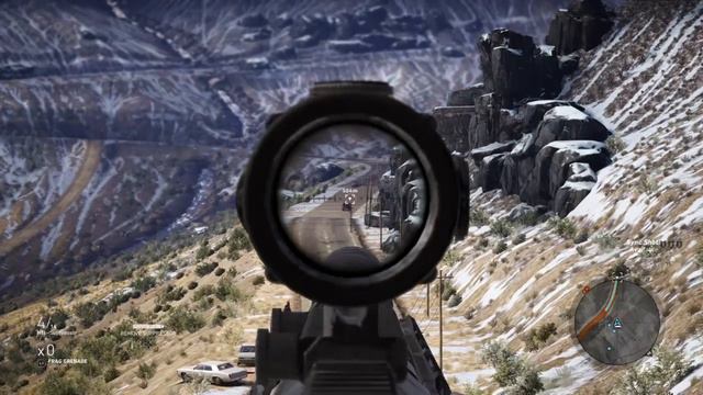 Tom Clancy's Ghost Recon® Wildlands - My first try with the HTI Sniper Rifle. смотреть онлайн