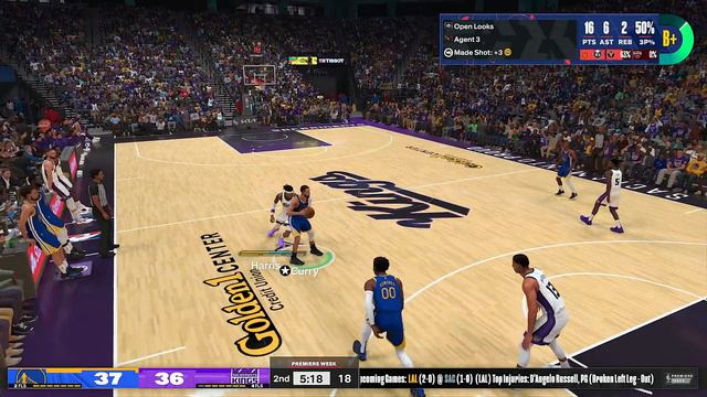 NBA 2K24 MyCAREER - Shawn Harris vs Stephen Curry! 80PTS COMBINED! смотреть онлайн