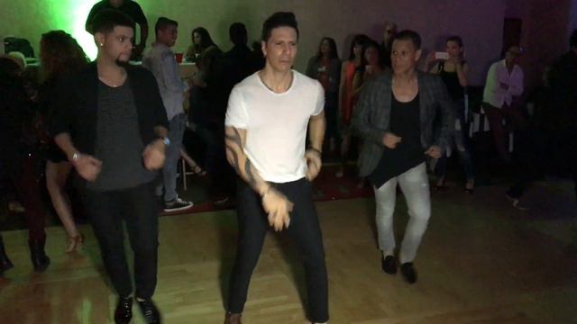 EDDE TORRE JR + RODRIGO CORTAZAR & BETO ROJAS SALSA FREE STYLE @ SEATTLE SALSA CONGRESS 2016 смотреть онлайн