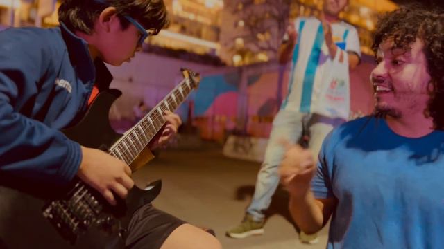 Damian Salazar Reaction to an 11-Year-Old Boy - Yngwie Malmsteen - Seventh Sign - Cover смотреть онлайн