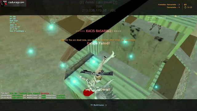 Counter-Strike: Zombie Escape Mod - ze_Rock_Escape_Fix on [ADMİN ALİMLARİ] BlackDark | смотреть онлайн