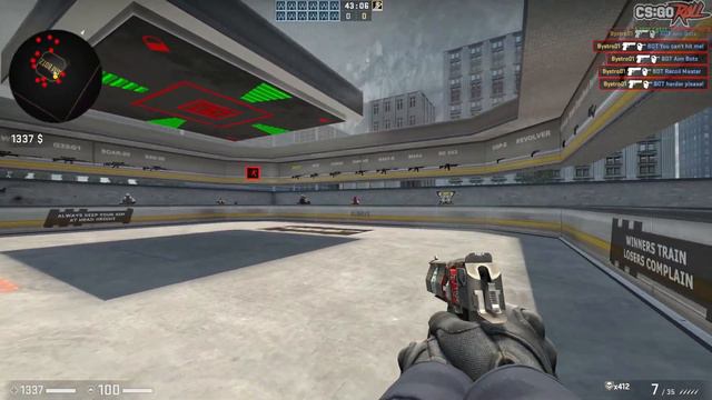 CS GO Desert Eagle training aim смотреть онлайн