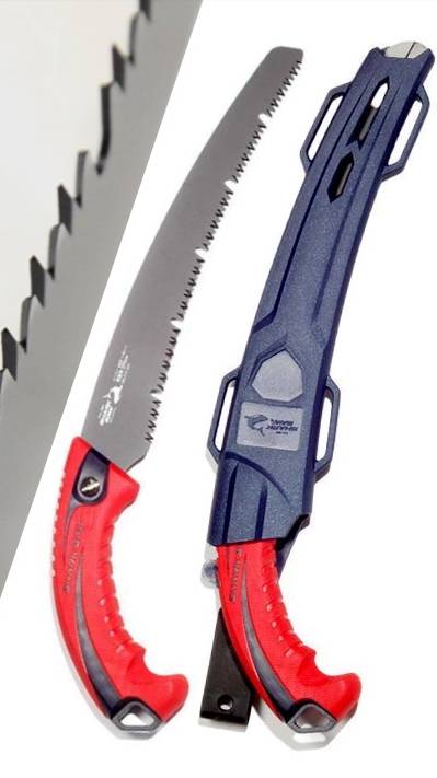 Садовая японская пила катаба | Ножовка Sheath Pruning Shark Saw Kataba Takagi с тефлоновым покрытием смотреть онлайн