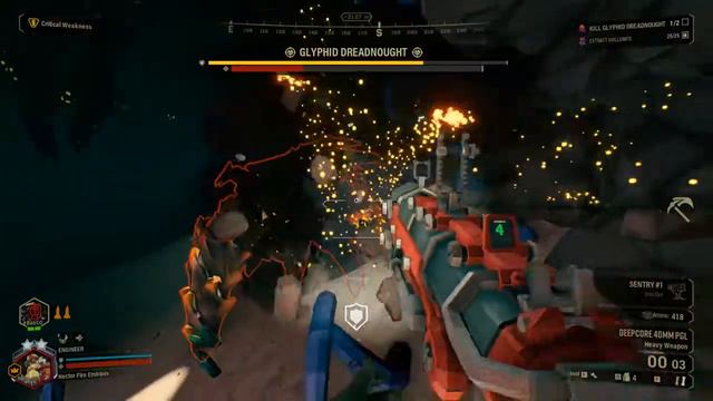Deep Rock Galactic - Critical Weakness + Hyper Propellant on a Dreadnought смотреть онлайн