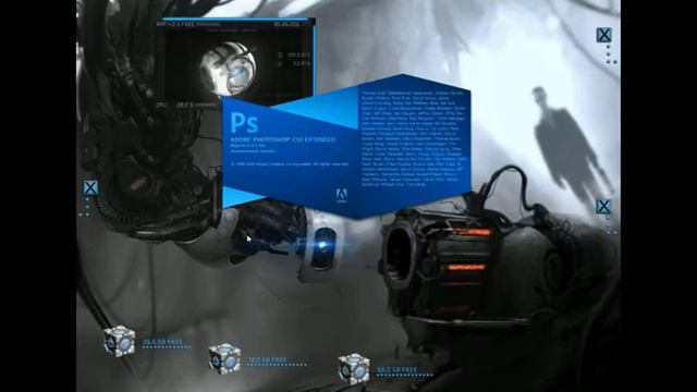 Portal Rainmeter Skin And Wallpapers смотреть онлайн