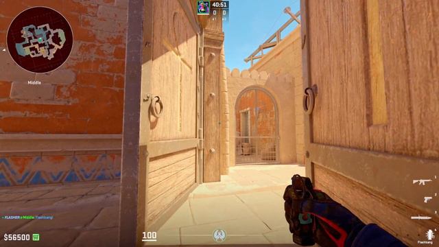 4 EASY Pop Flashes to CONTROL MID on Anubis CS2 смотреть онлайн