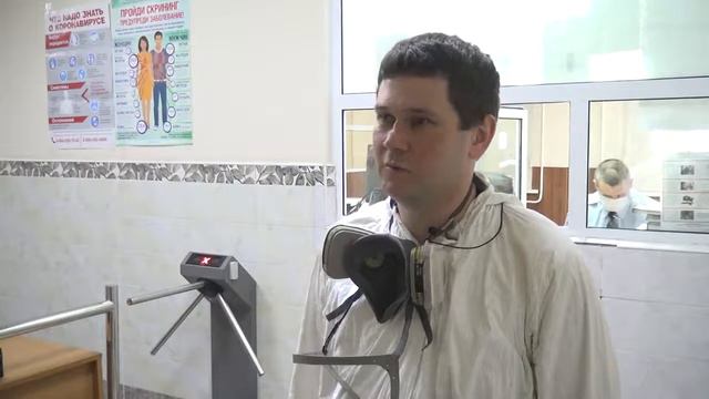 Дезинфекция от коронавируса в УМВД Липецкой области