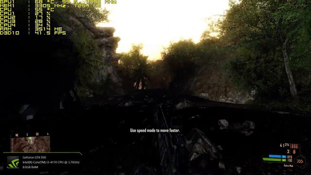 Crysis Warhead - i3 4170 / GTX 950 1080p Ultra смотреть онлайн