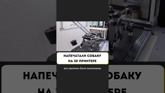 Напечатали одномоторную собаку на 3D-принтере! #ГаражНовости смотреть онлайн