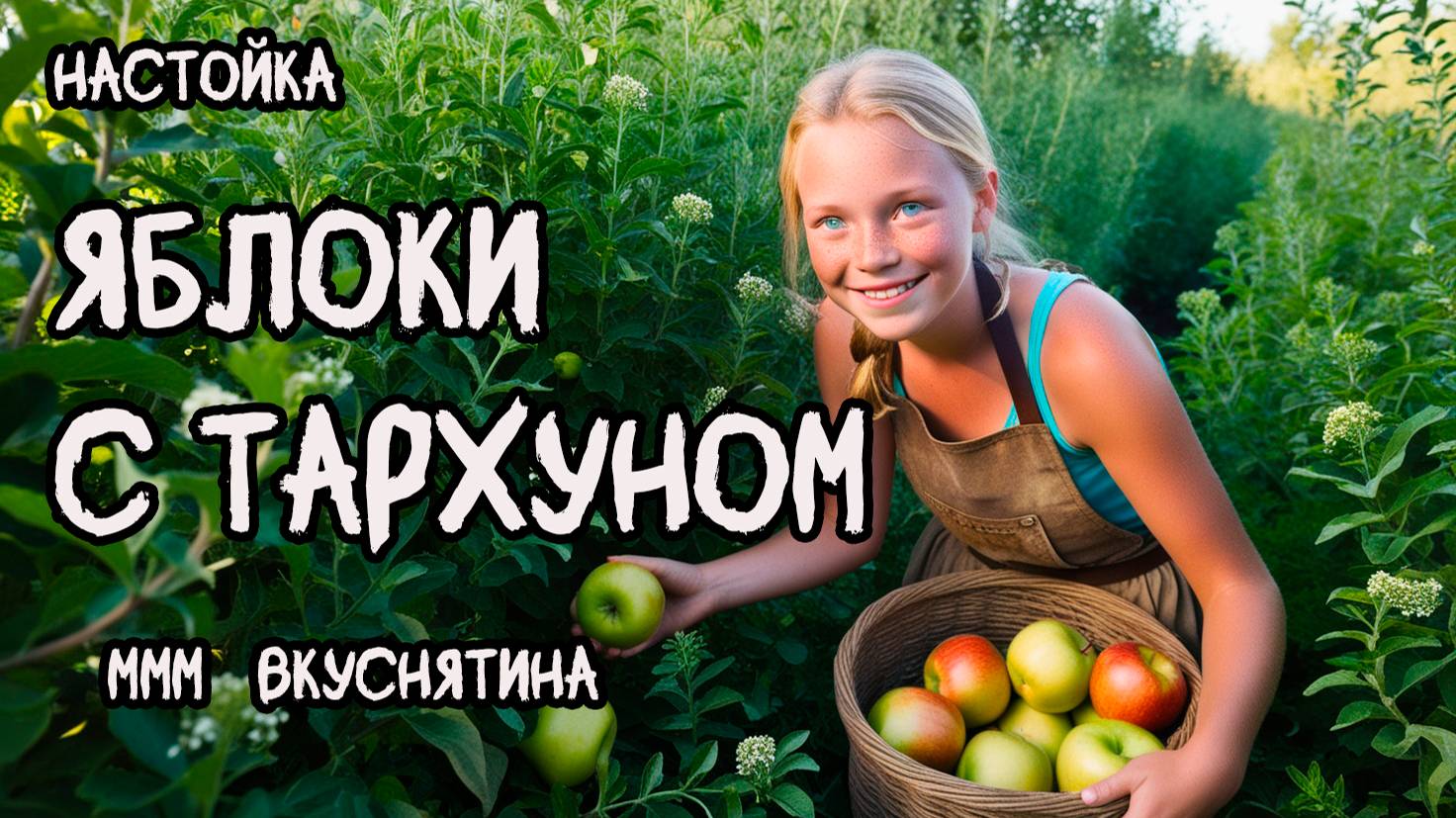Настойка яблоки с тархуном
