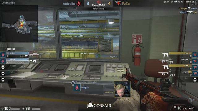 Astralis vs FaZe - Nuke - CORSAIR DreamHack Masters Marseille 2018 смотреть онлайн