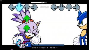 Sonic Vs Blaze - Sonic Rush (Friday Night Funkin Sonic Edition)