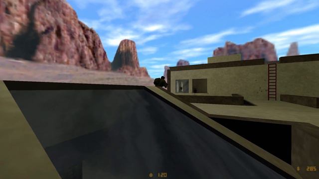 Counter-Strike beta 6.1 cs_place2 online gameplay - January 2021 смотреть онлайн
