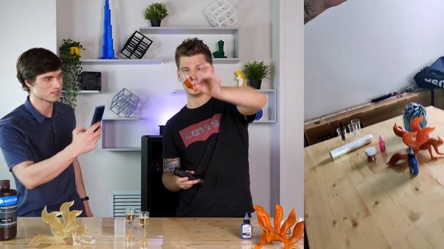 Окрашивание фотополимера для 3D печати и другие интересные лайфхаки. SLA 3D принтер