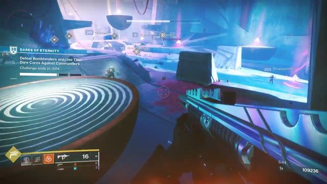 Destiny 2 Dares of Eternity , The Hyper Quantum Horse mission- Gameplay with Hunter. смотреть онлайн