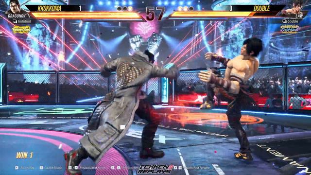 T8 🔥 Double (Law) vs Kkokkoma (Dragunov) 🔥 Tekken 8 смотреть онлайн
