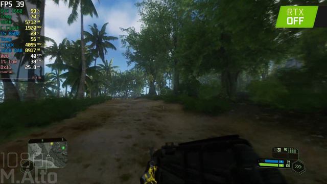 Crysis Remastered - GTX 1660 / i5 8600 [1080p] смотреть онлайн