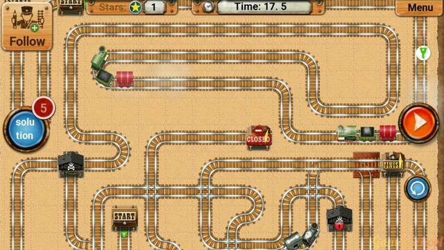 Lay Rail Crisis Maze Puzzle Game | Rail Maze 2 | Android Gameplay #478 смотреть онлайн