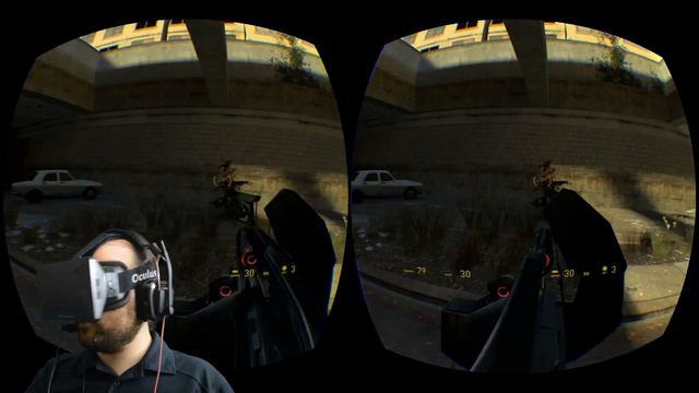 Oculus Rift DK1 - Half-Life 2 - Part 28: Hurricane Manhack смотреть онлайн