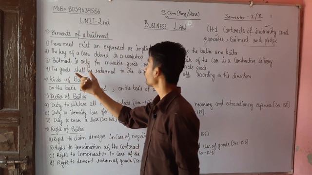 B.COM(P/H) UNIT 2| CH-1 CONTRACT OF INDEMNITY | BUSSSINES LAW | SEMESTER 1/2nd| SOL DU| LAW SEM 2nd смотреть онлайн