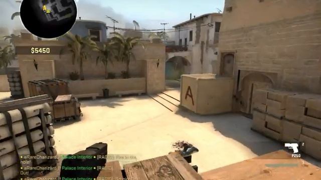 CSGO P250 flying headshot 4K on Mirage смотреть онлайн