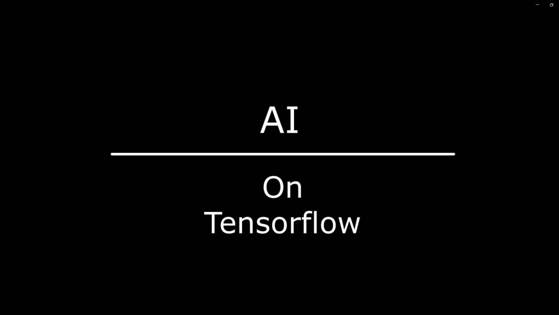AI на Tensorflow Разработка. День 1.
