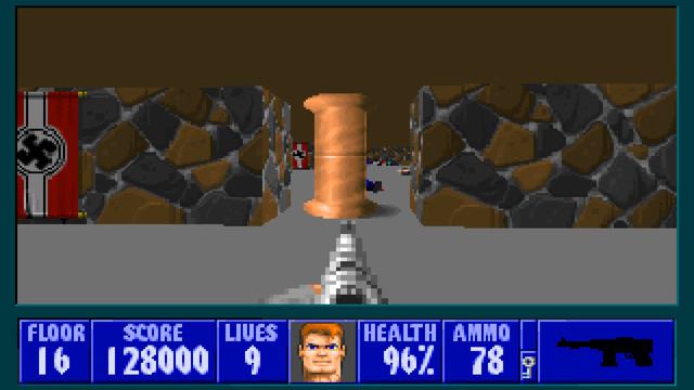 Wolfenstein 3D: Spear of Destiny / Floor 16 / PC Gameplay 4K смотреть онлайн