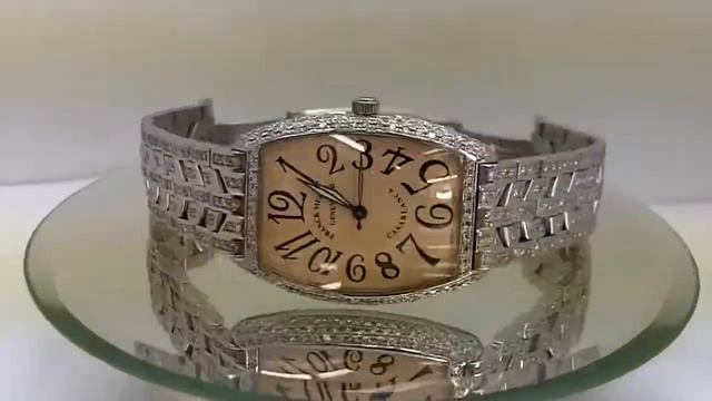 FRANK MULLER CASABLANCA 2852 Stainless Steel Men's Diamond Watch Pre-Owned смотреть онлайн