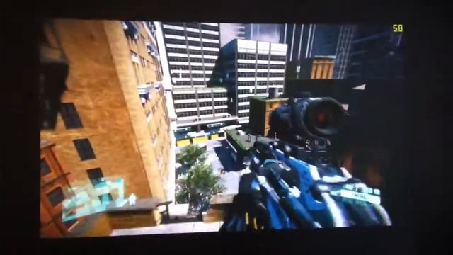 Crysis 2 on 120 inch screen Stereo 3d Enabled смотреть онлайн