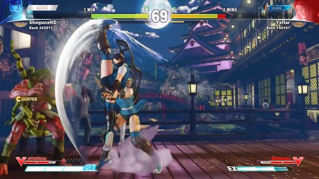 Ibuki Gameplay - Rank Match [Street Fighter V] смотреть онлайн