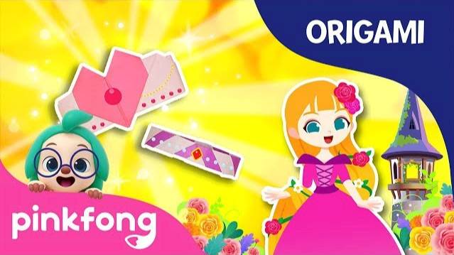 Rapunzel’s Bracelete | Pinkfong Origami | Origami And Songs | Pinkfong Crafts For Children