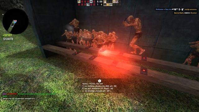 Counter Strike Global Offensive - Zombie Escape mod online gameplay on ze_30_seconds_b21_p2 map смотреть онлайн